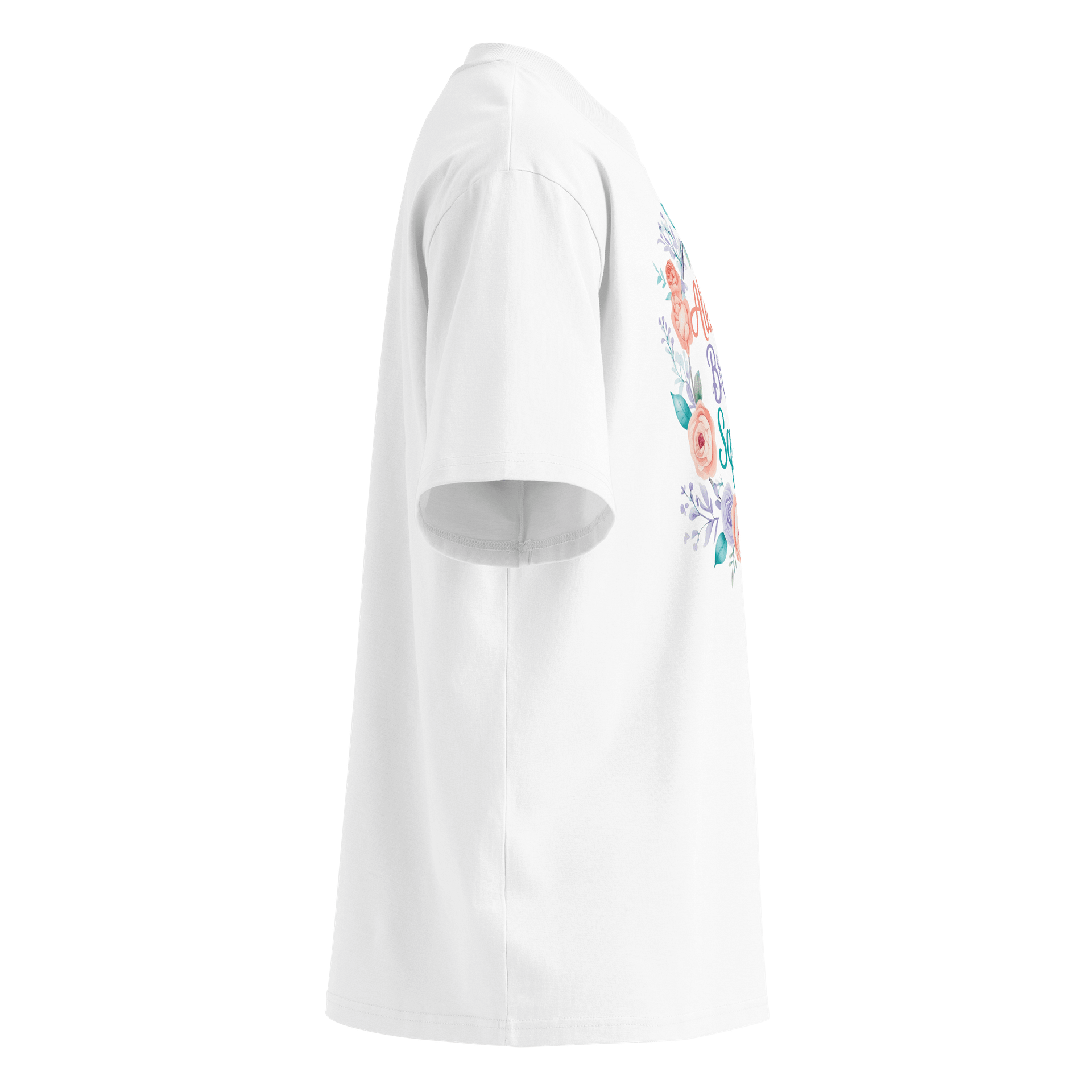 Floral Bride Squad Organic T-Shirt product image (3)