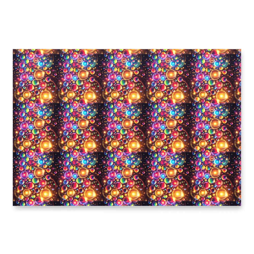 Colorful Circles Wrapping Paper Set product image (3)
