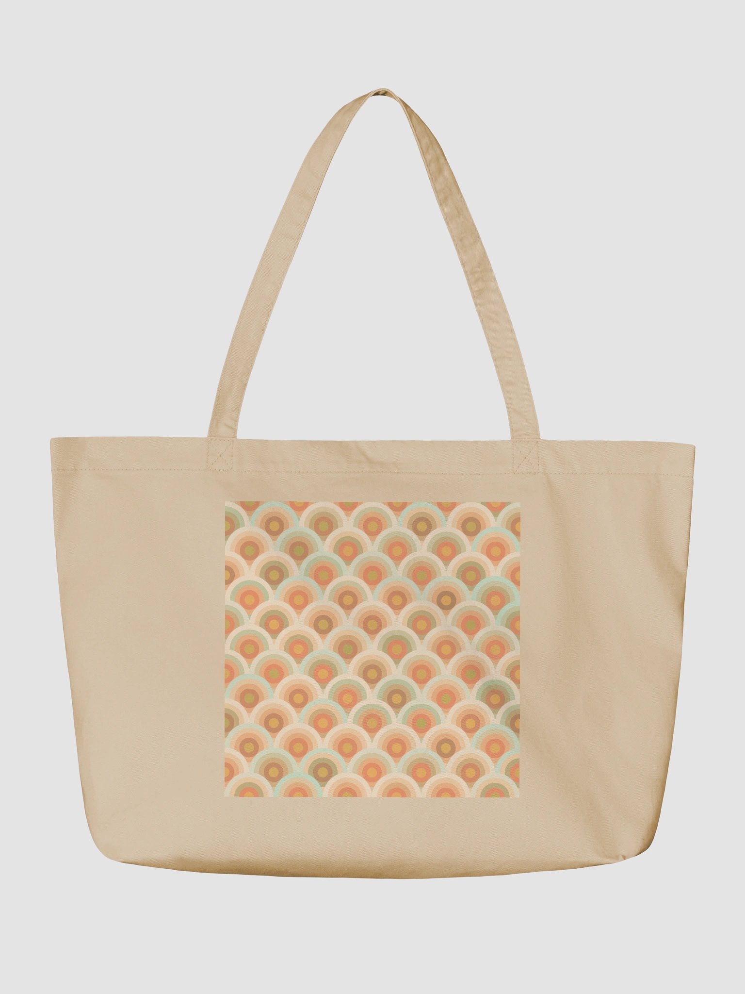 Retro Arches Organic Tote Bag product image (3)