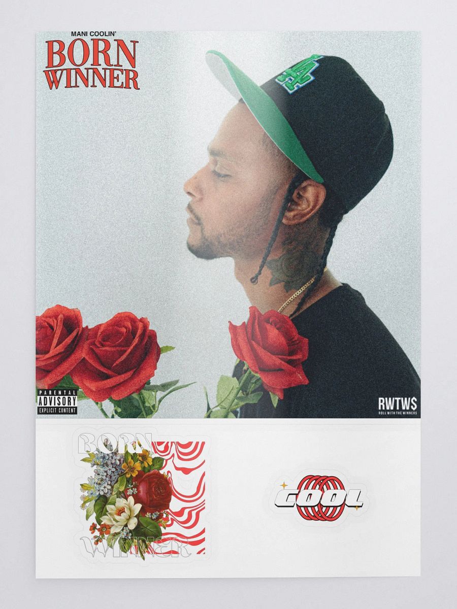 BORN WINNER STICKERS product image (1)