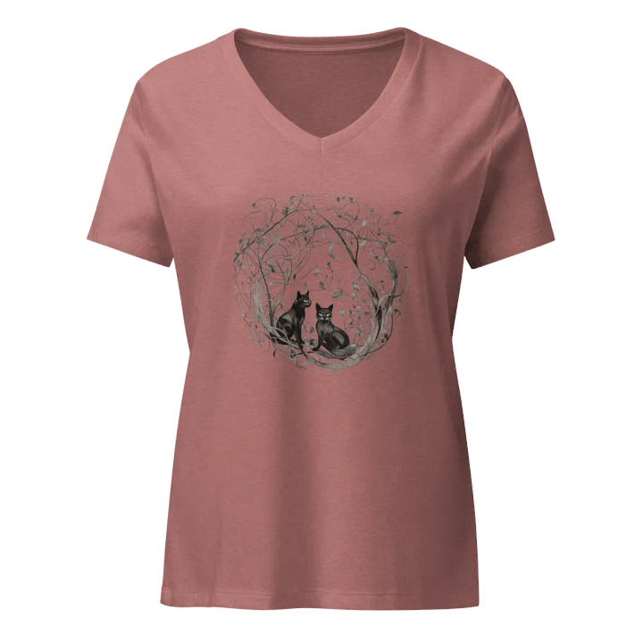 Whiskers In The Trees Women's V-Neck product image (5)