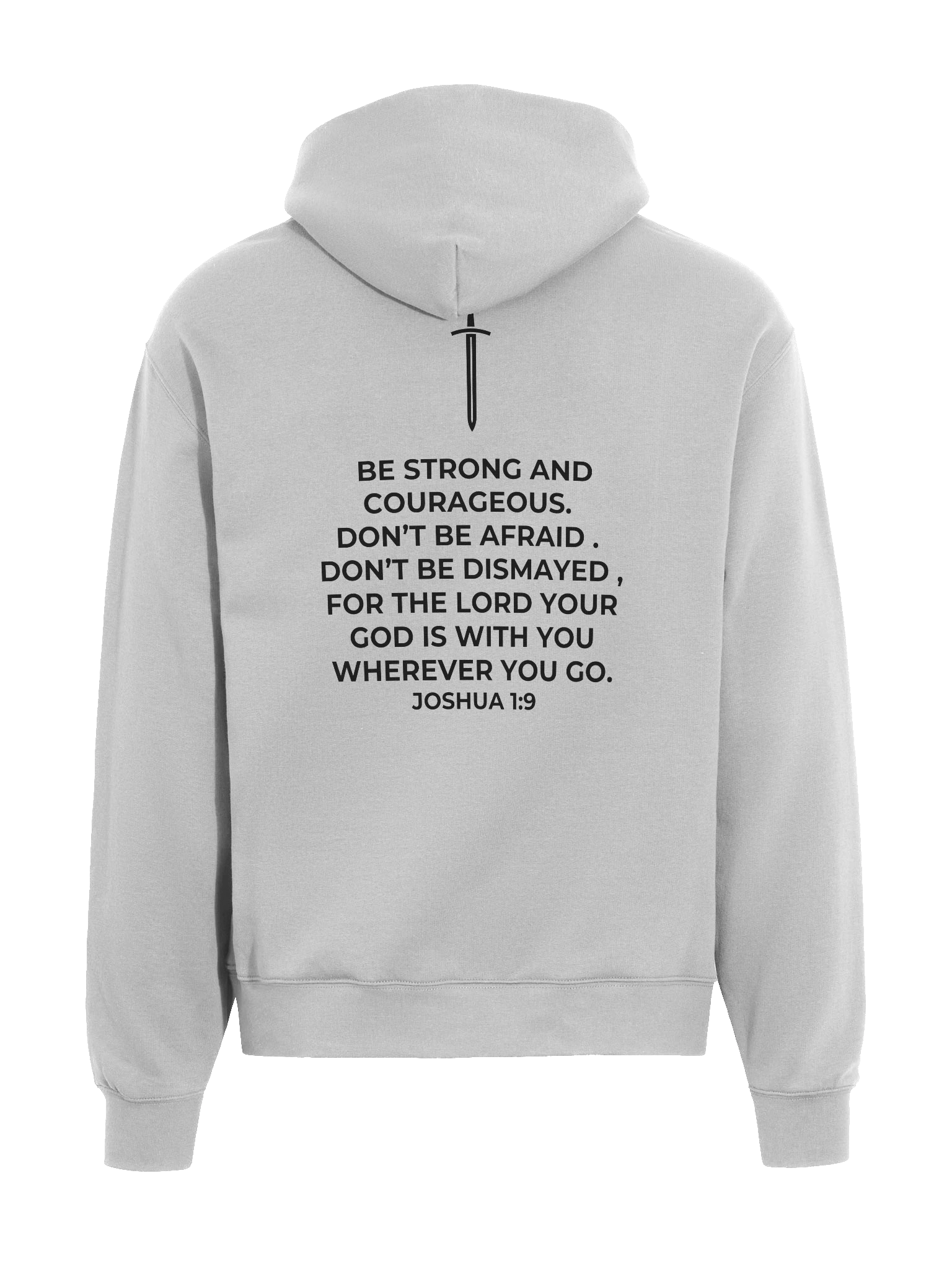 Joshua 1:9 Eclipse Oversized Hoodie [Dark] product image (1)