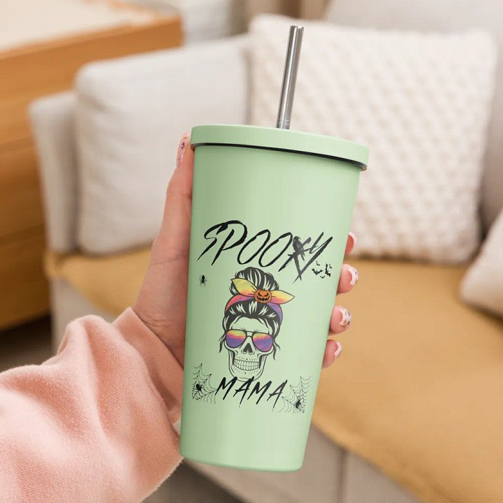 Spooky Mama Insulated Tumbler product image (1)