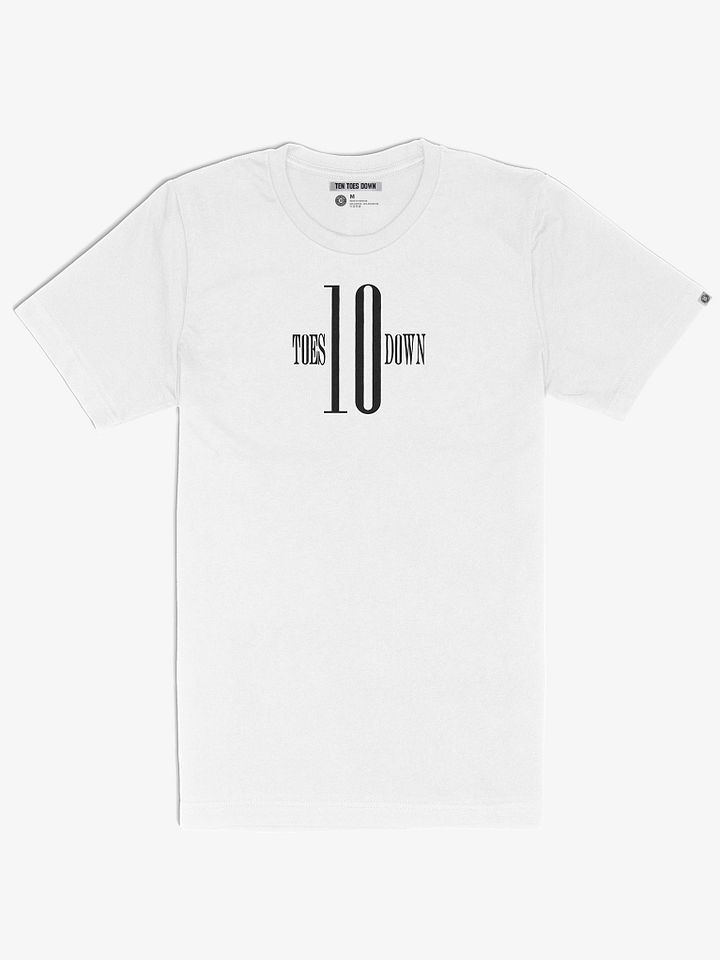 Ten Toes Down Original White T-Shirt product image (1)