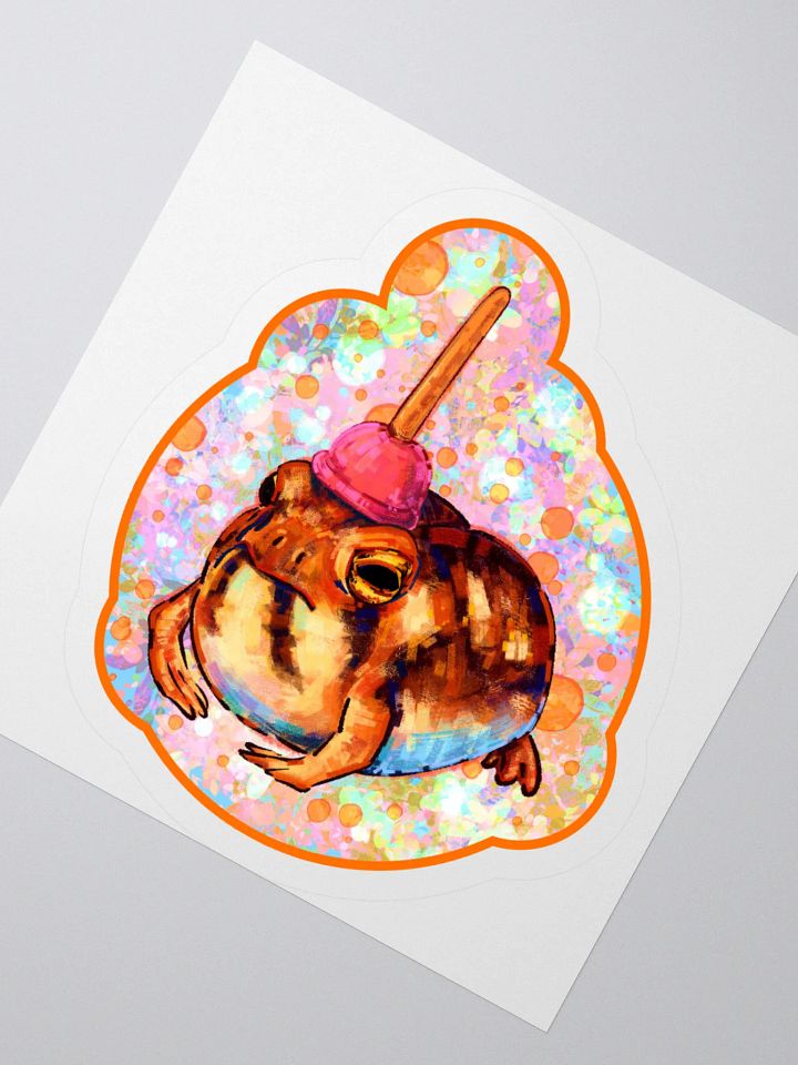 Frog Log Sticker product image (2)
