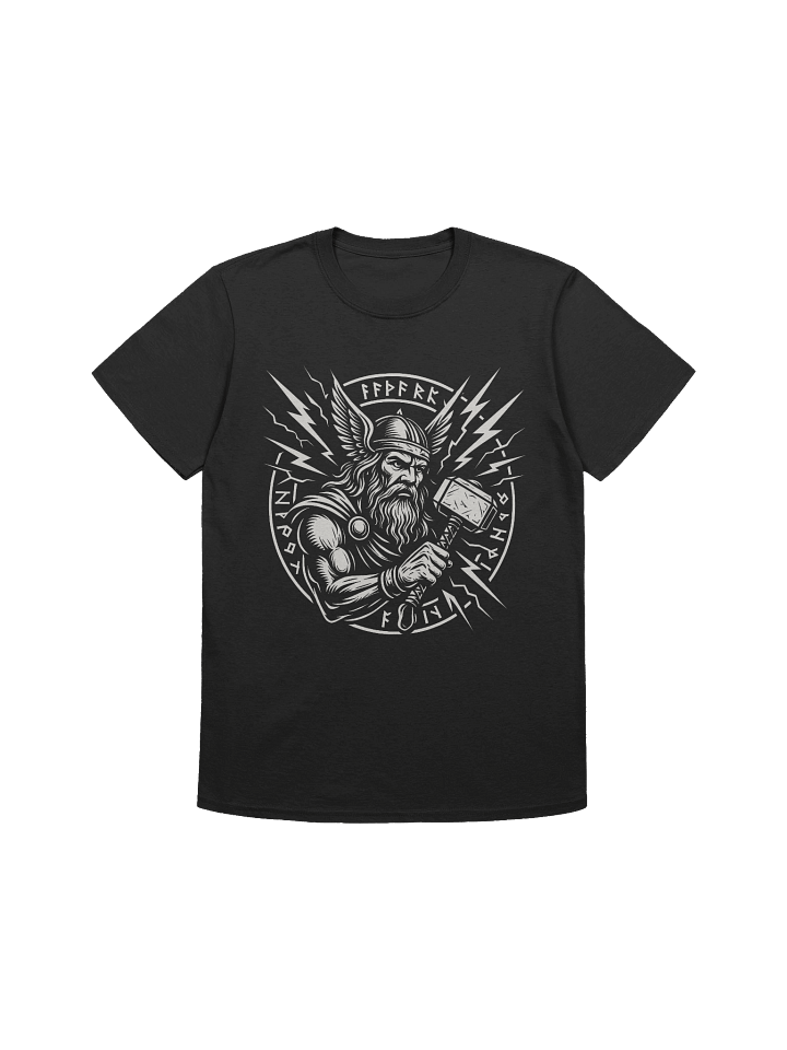 Gildan Unisex Softstyle T-Shirt – Thor God of Thunder Viking Print product image (1)