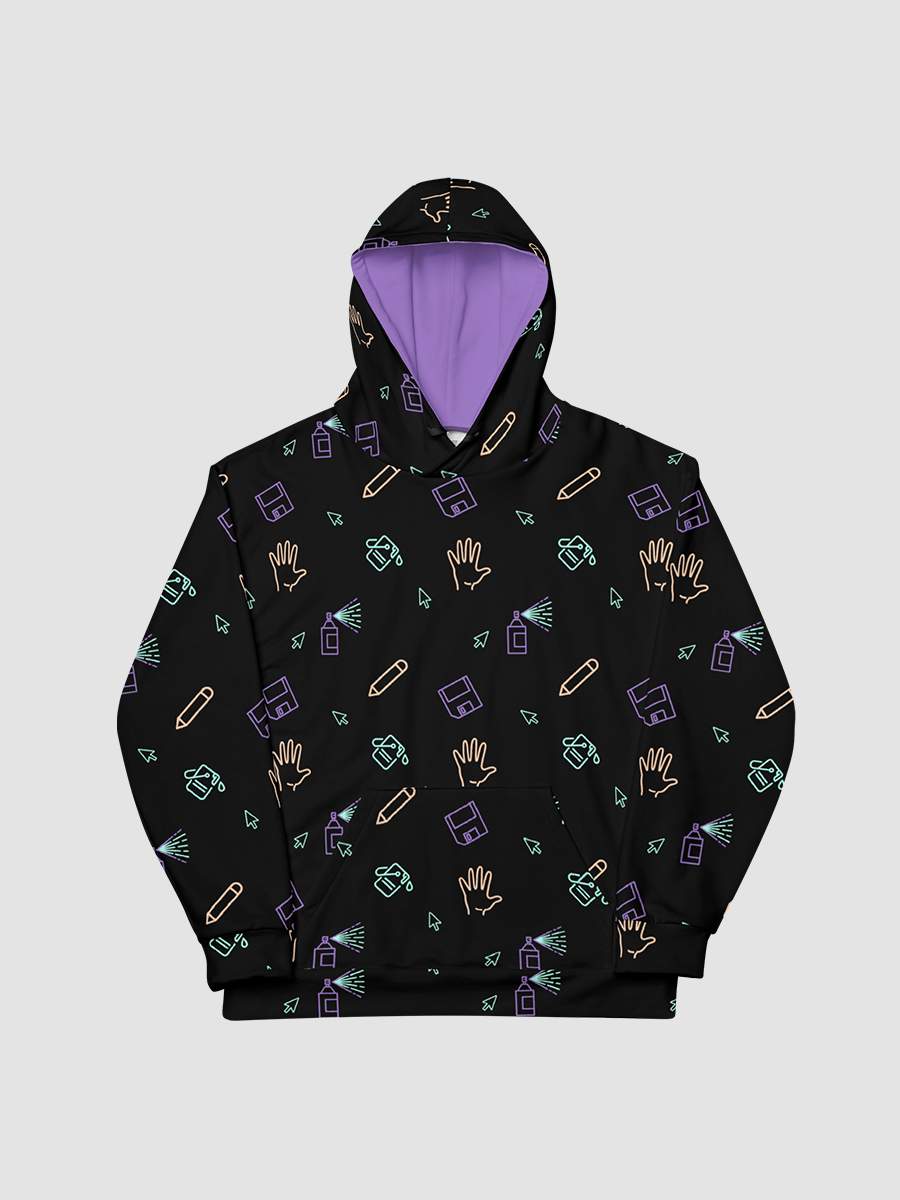 Computer Lab print classic hoodie product image (3)