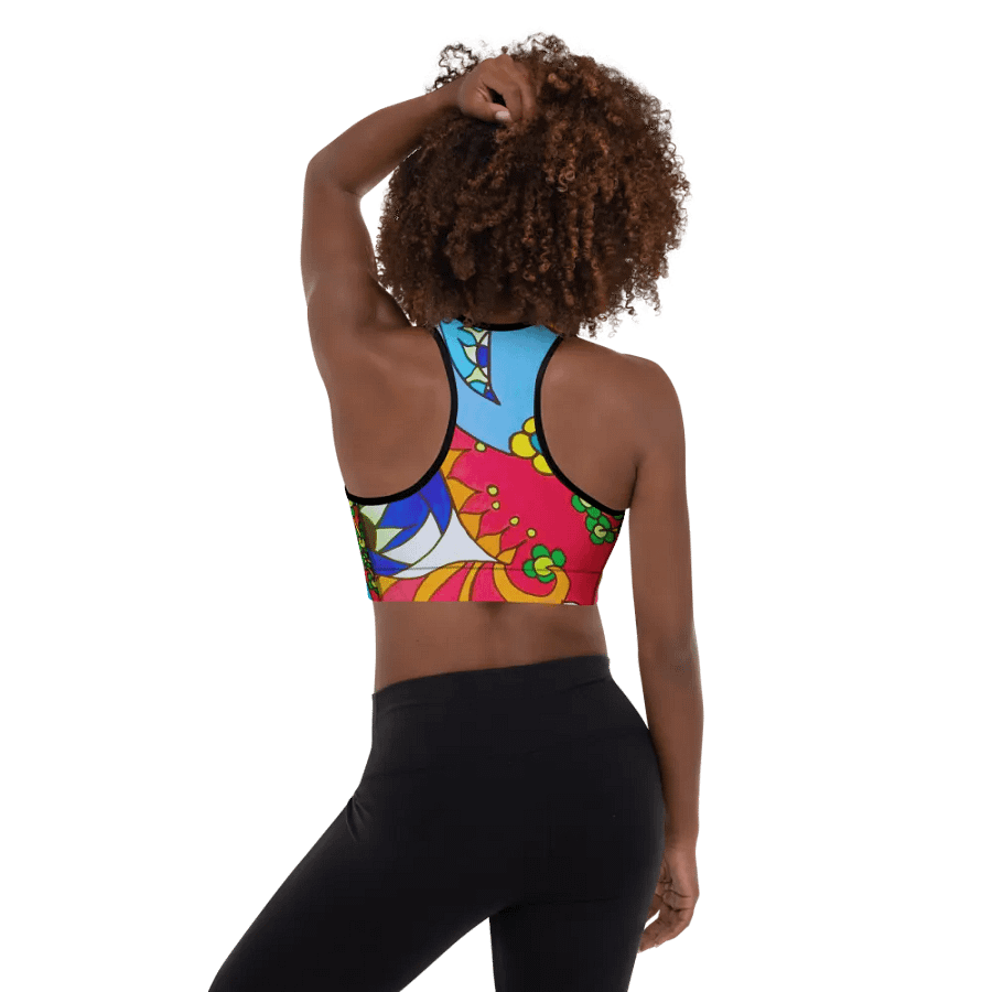 Ethereal Vision All-Over Print Sports Bra product image (8)