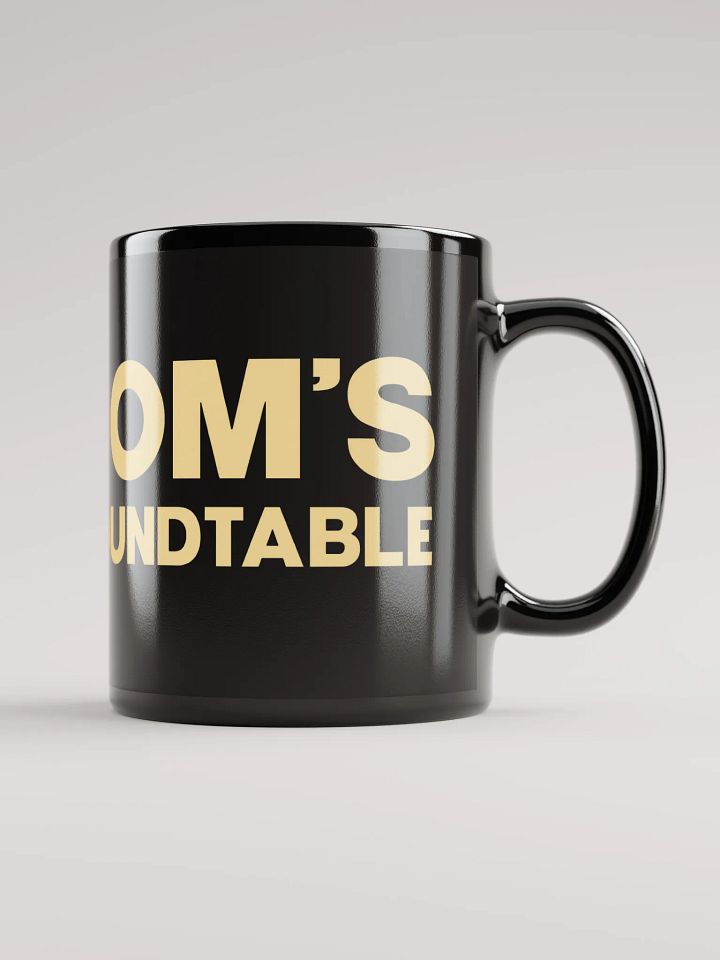 Dom's Roundtable Black Glossy Mug product image (1)