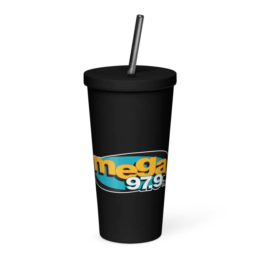 Mega 97.9 Insulated Tumbler with a Straw product image (1)