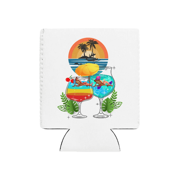 Tropical Paradise Coozie Can Cooler product image (1)