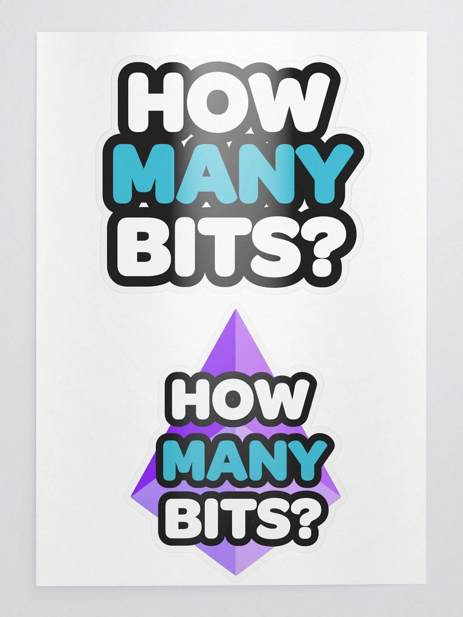How Many Bits Sticker Collection! product image (1)
