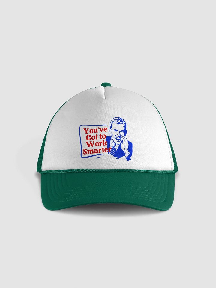 Work Smarter Fitted Trucker Hats product image (1)