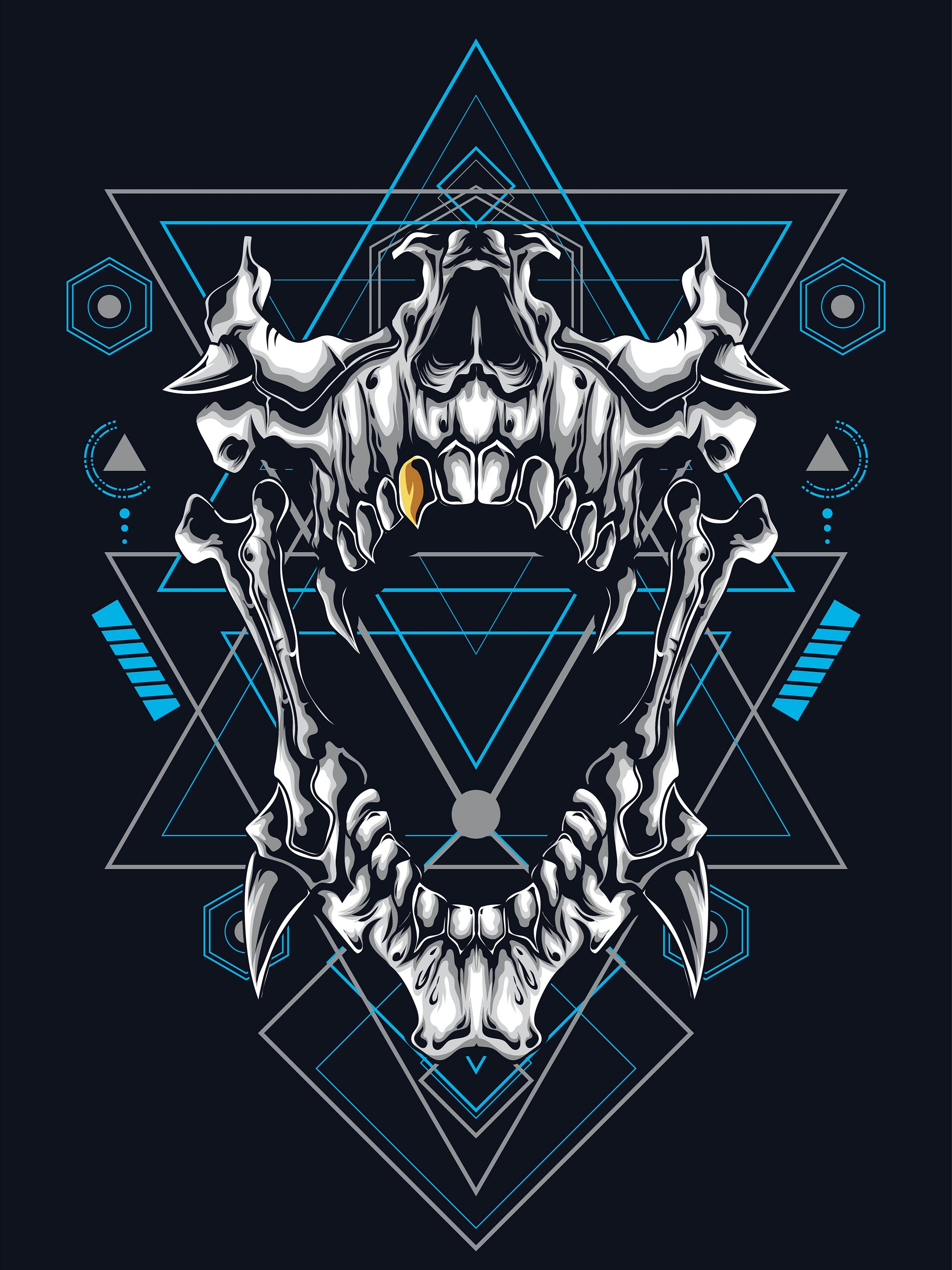 NEW - Sacred Skull [13x16] product image (1)