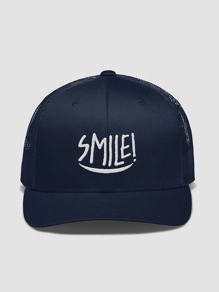 Cappellino “SMILE!” trucker - ricamo bianco product image (2)