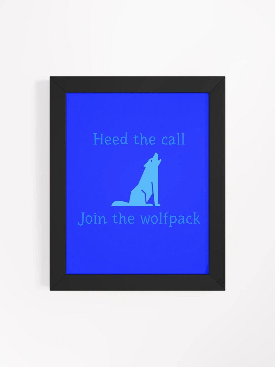 Howling Wolfpack Matte Poster product image (23)