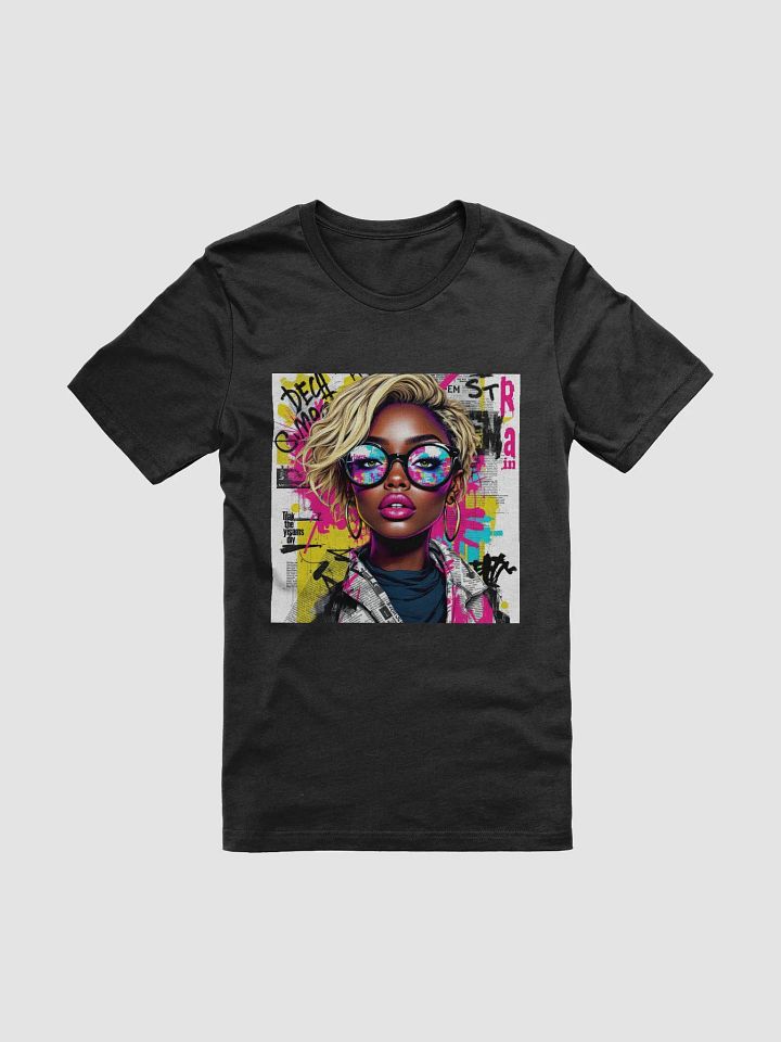 Graffiti Glamour Reflective T-Shirt product image (1)