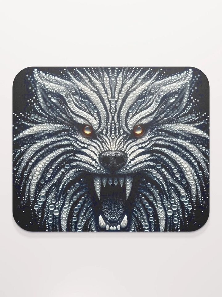 Stylized Wolf's Gaze Mouse Pad product image (2)