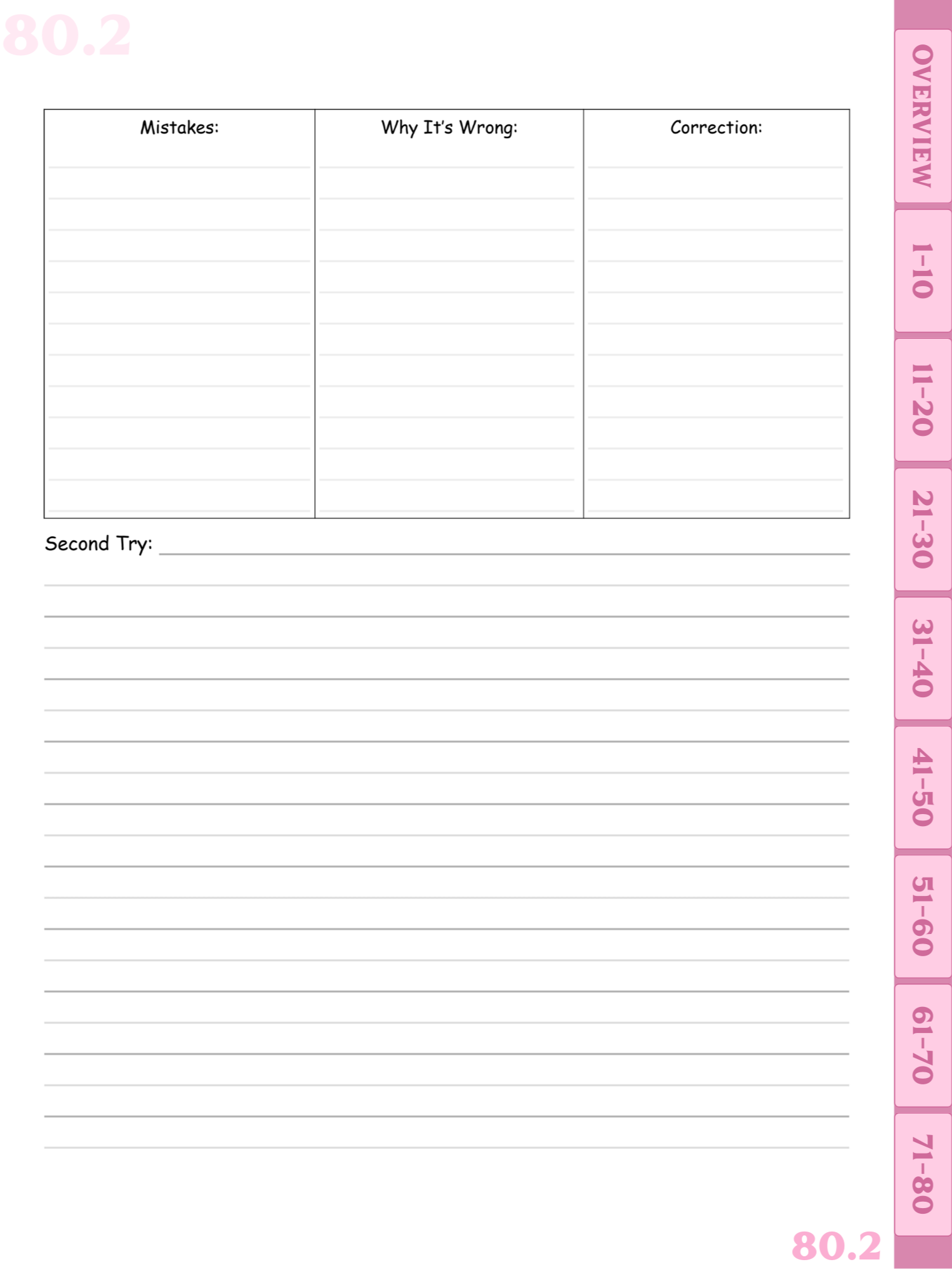 Pastel Pink Digital Writing Practice Journal product image (5)