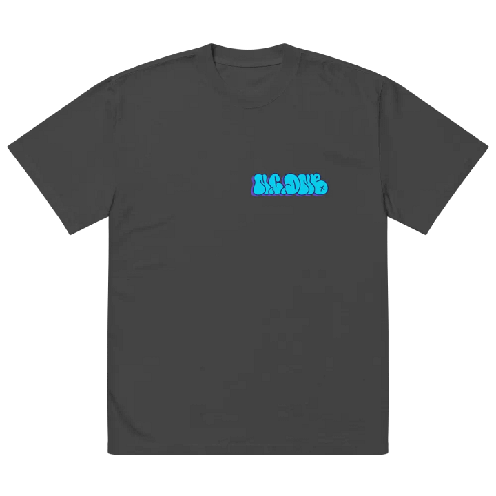 NCDNB FRESH 3D Front & Back AS Colour Premium Oversized Faded T-Shirt product image (2)
