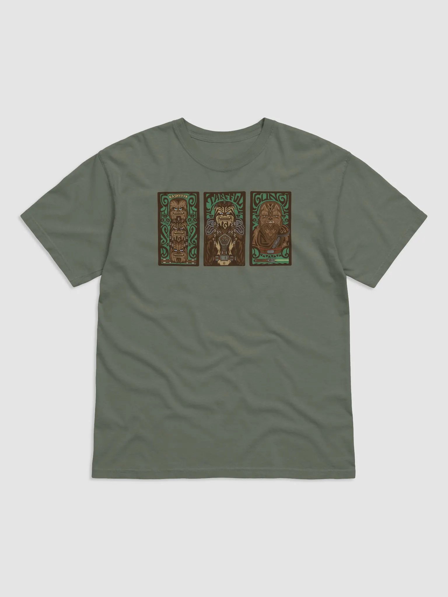 Wookiee Totem Patches T-Shirt product image (1)
