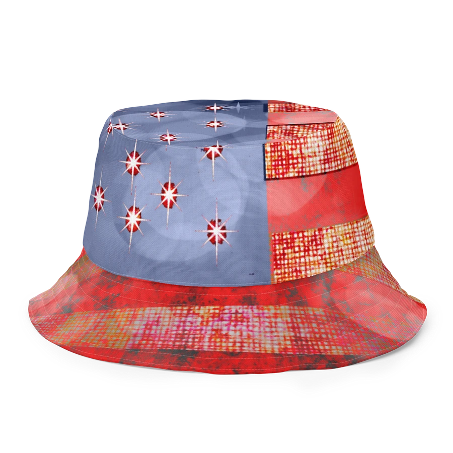 American Flag and Stars Bucket Hat product image (3)