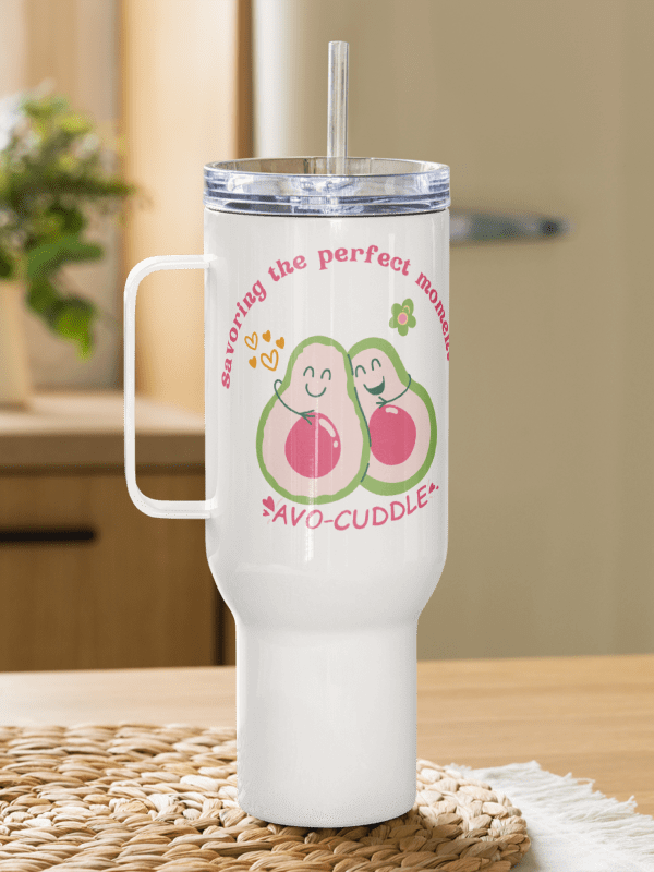 Avocado Avo-Cuddle Insulated Travel Mug – Cute & Durable 25oz Tumbler! product image (9)