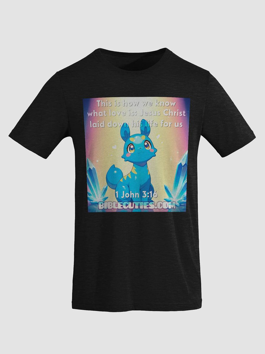 Bible Cuties Florence - This is how we know what love is: Jesus Christ laid down his life for us T Shirt product image (3)