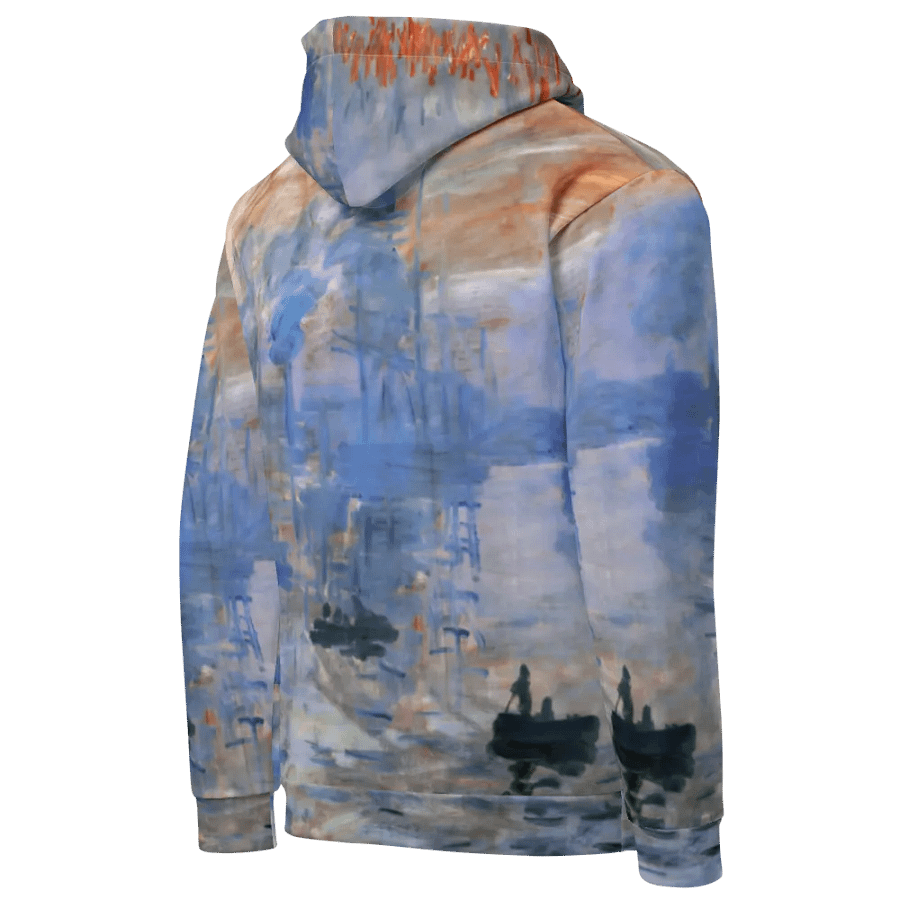 Sunrise All-Over Print Recycled Unisex Hoodie product image (9)