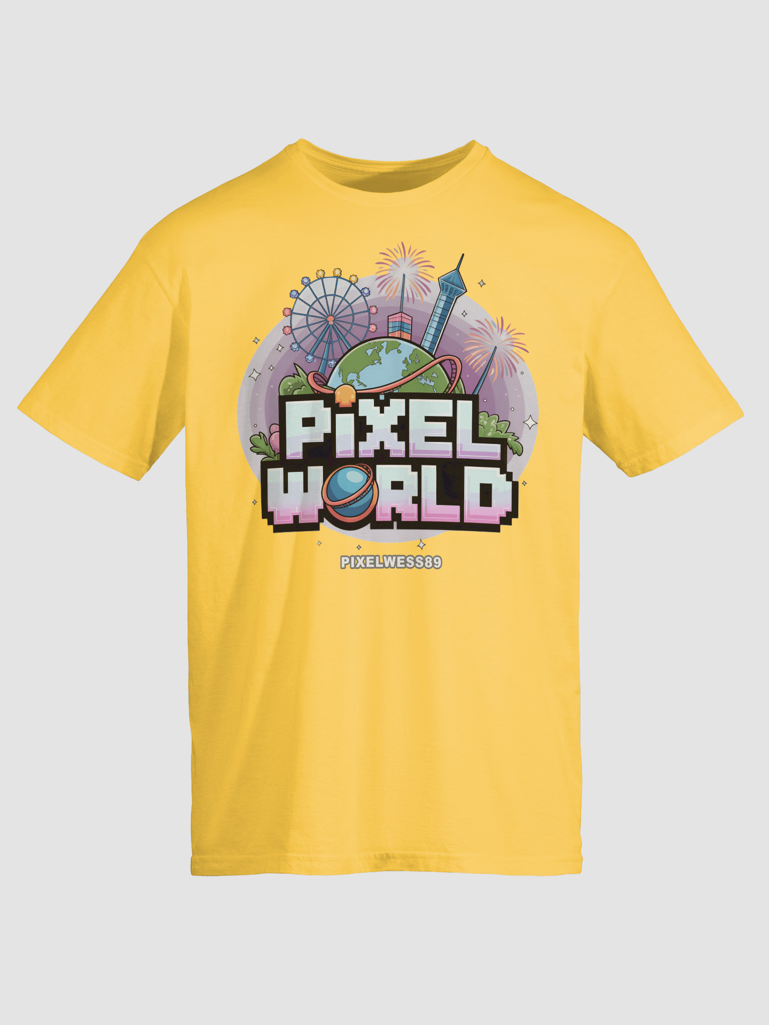 Pixel World - Soft T-Shirt product image (5)