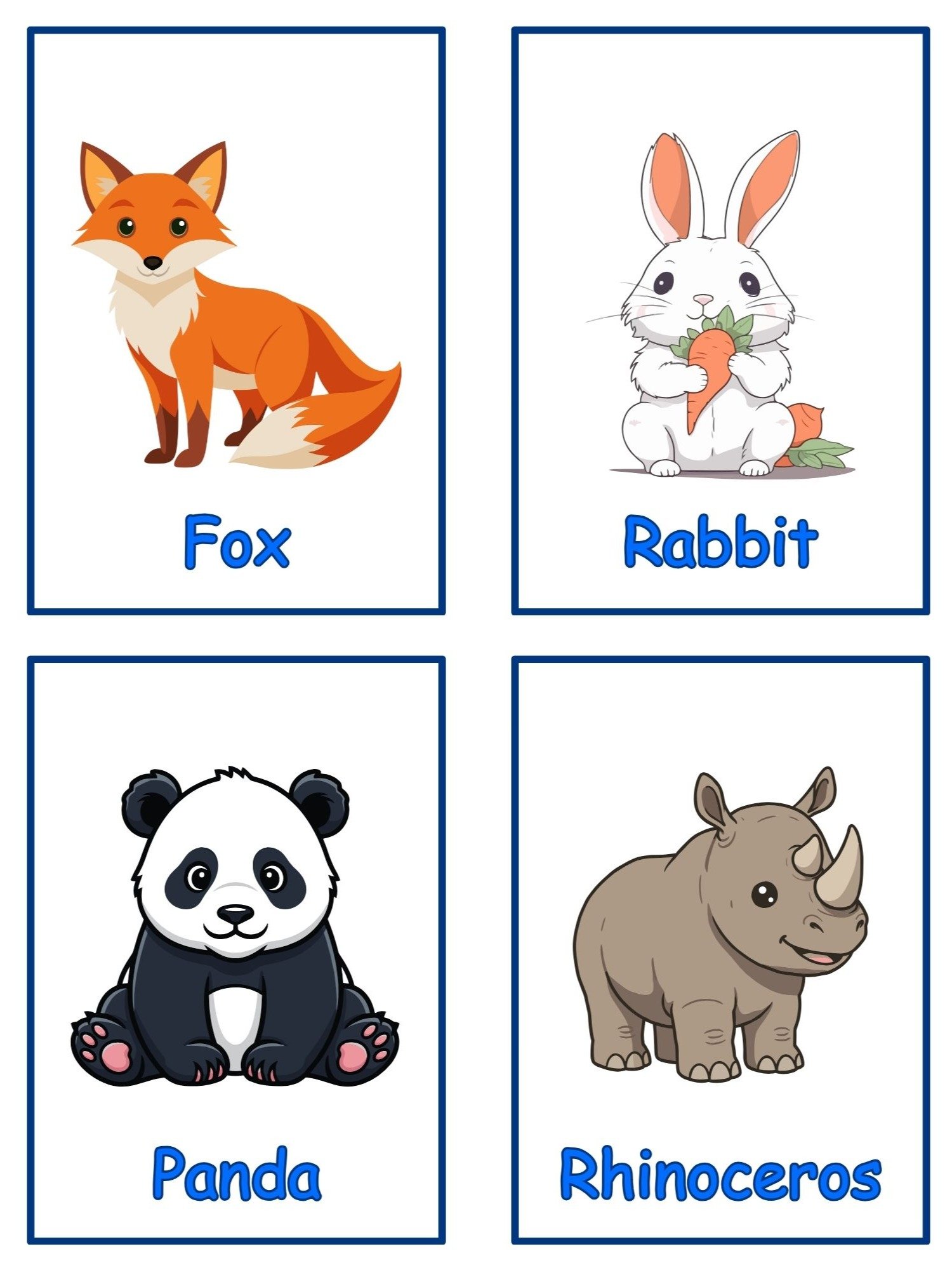 Printable Flashcards: Animals product image (4)