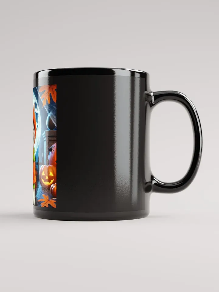 Black Mug with Cute Cat Halloween product image (1)