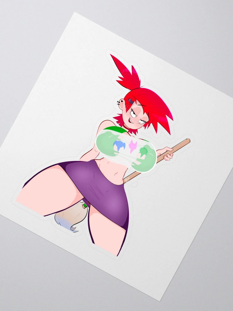 Red Haird Janitor Sticker product image (5)