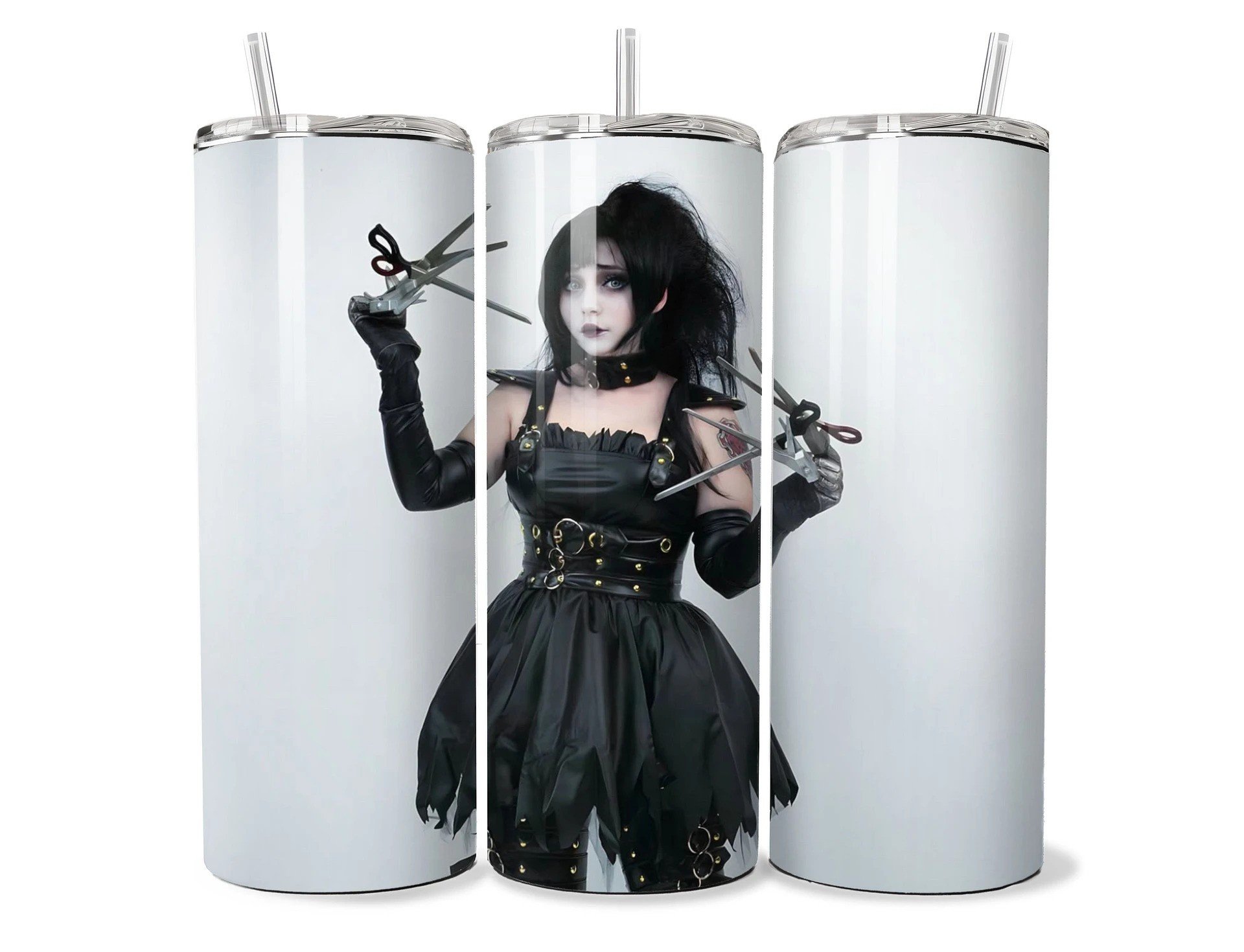 JuicyJinxs Cosplaying Edward Scissorhands Tumbler - 20oz Stainless Steel product image (1)