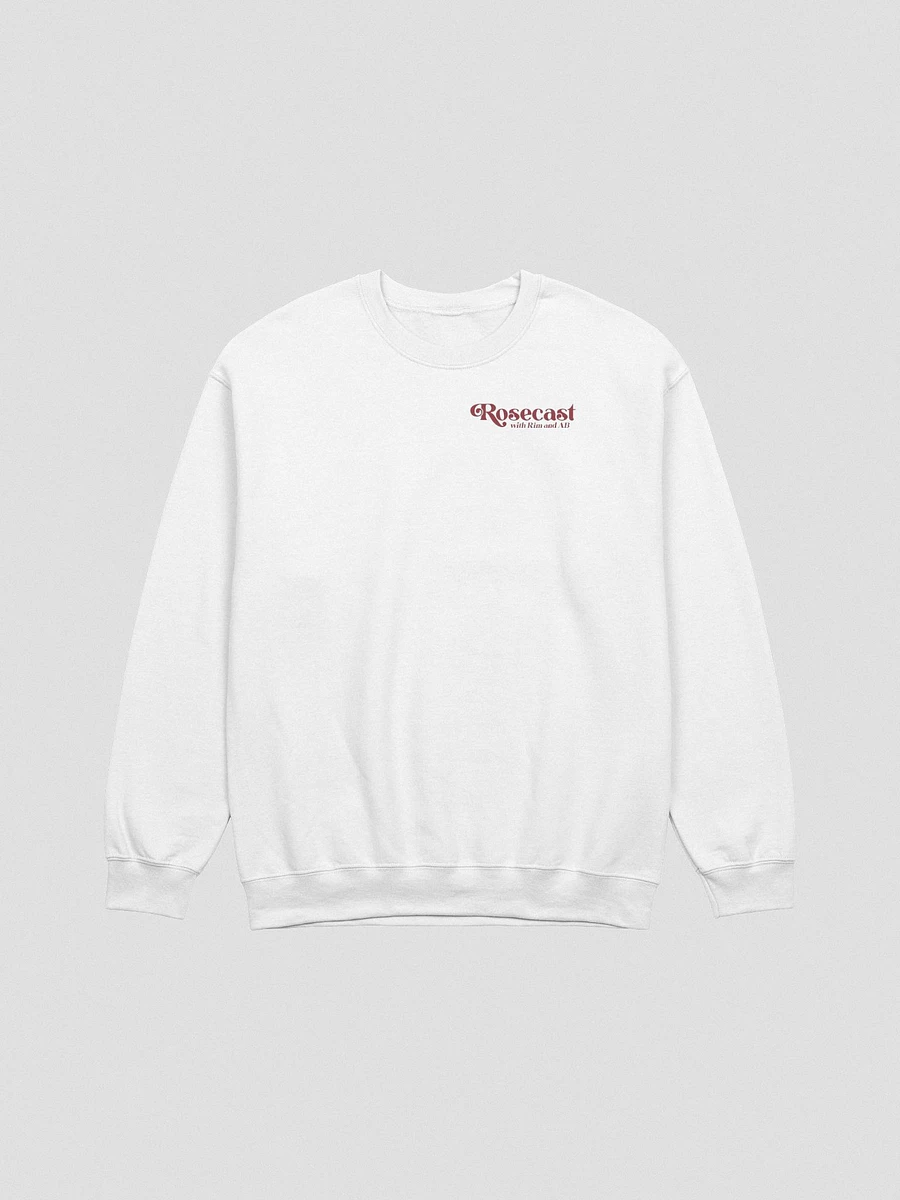 Retro Rose Crewneck Sweatshirt (Front and back) product image (9)