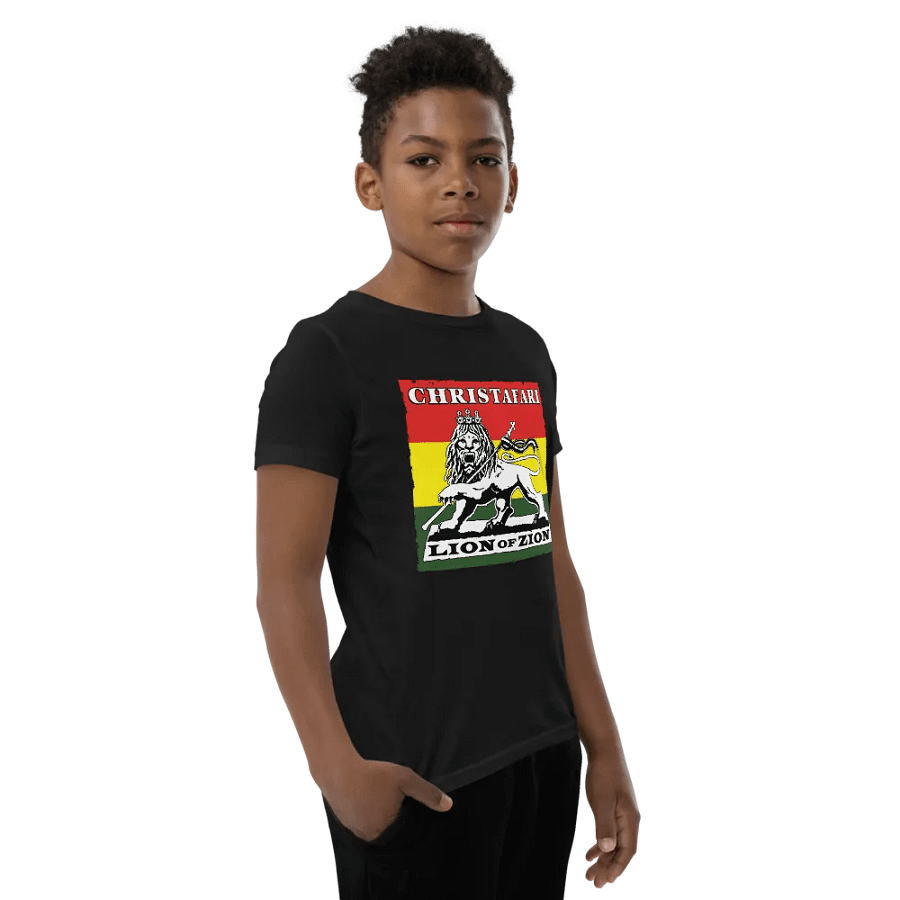 Christafari Kids Lion of Zion Flag T-Shirt product image (20)