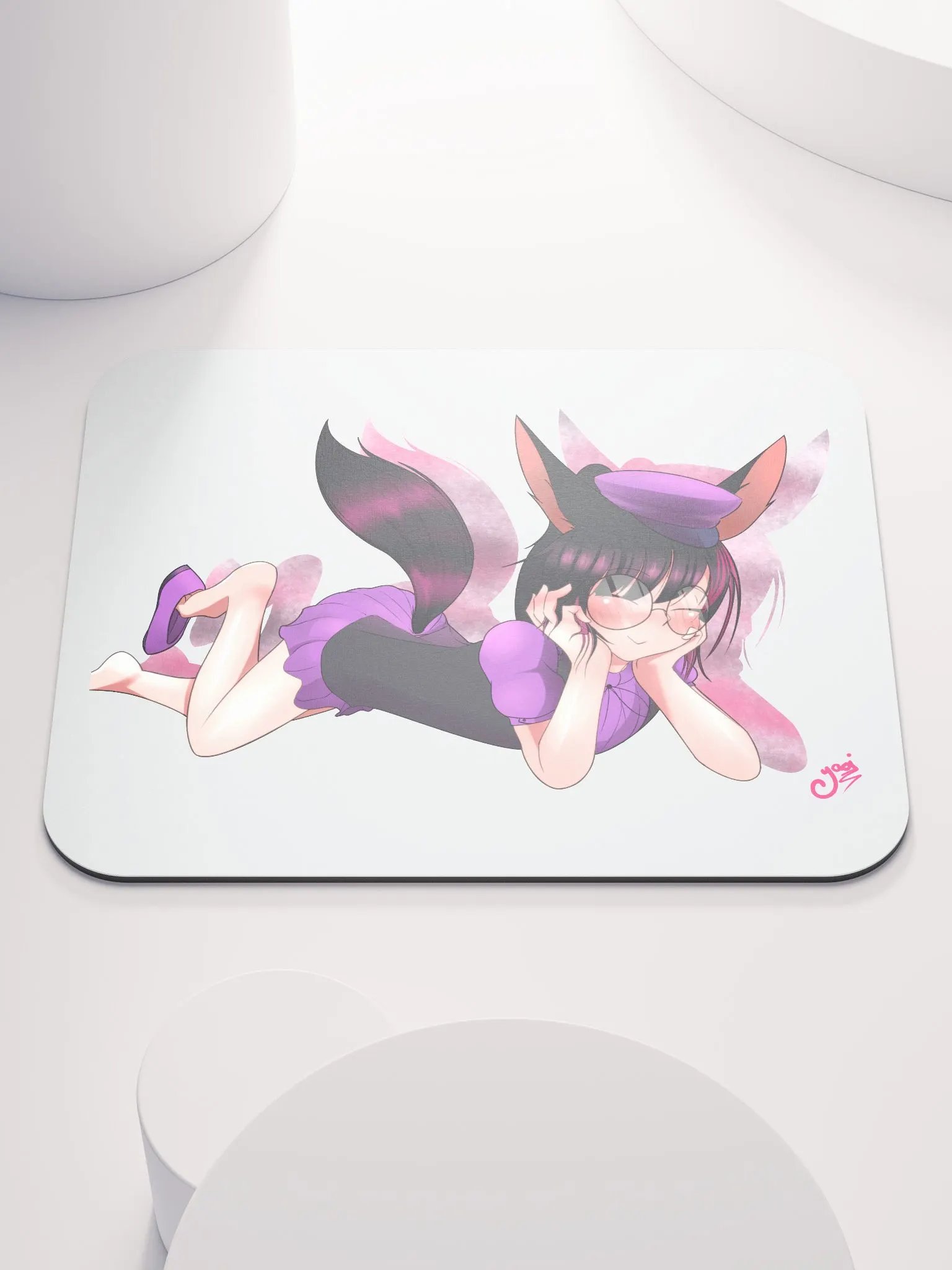 Donad FFXIV Lying down Mousepad product image (1)