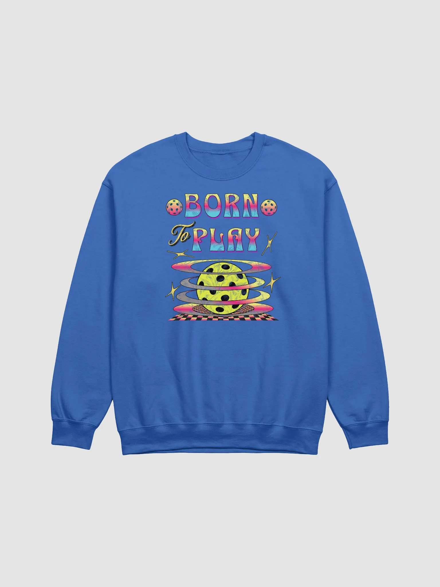 Born To Play Pickleball Playful Gradient Sphere Sweatshirt product image (13)