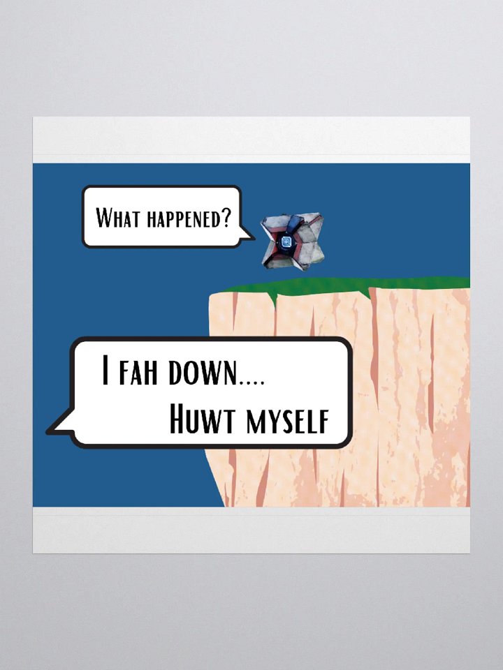 I fah down.... (Sticker) product image (3)