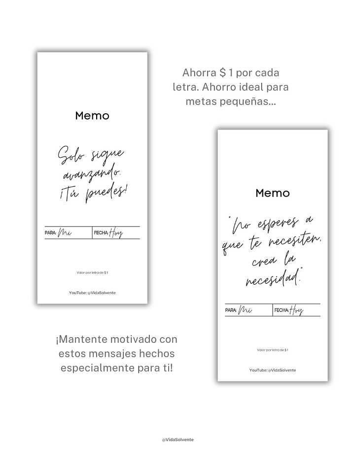 Reto de ahorro: MEMO (Paquete de 6) product image (2)
