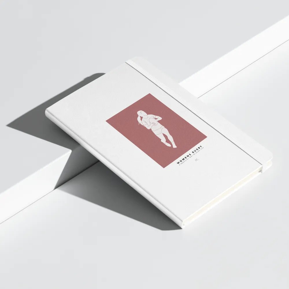 WOMENS RUGBY Hardcover Notebook "red" product image (8)