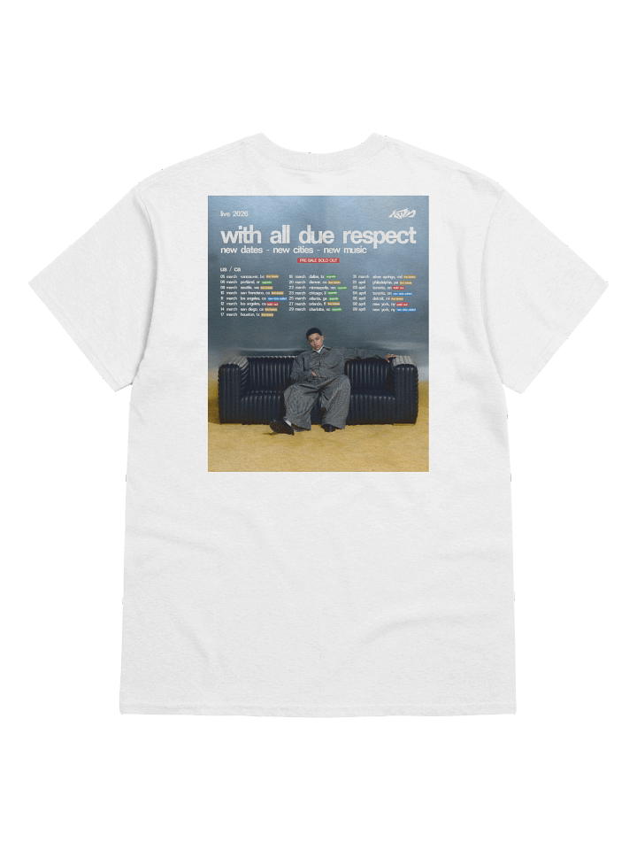 KWN We All Due Respect Tour Tshirt product image (16)