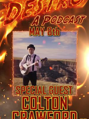 Next week, I'll be joined by my good friend, Colton Crawford, banjo player for The Dead South!  Make sure to tune in for episode 4 of Discussions with Destro: A Podcast on Wednesday, May 8th @ 7PM Central! Kick.com/DestroX88X #foryou #fyp #foryoupage @Colton Crawford @The Dead South 