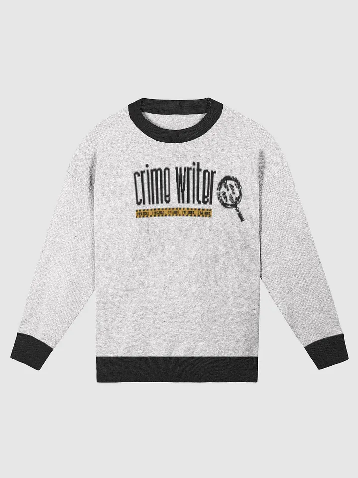 Light Grey Crime Writer Sweater product image (1)