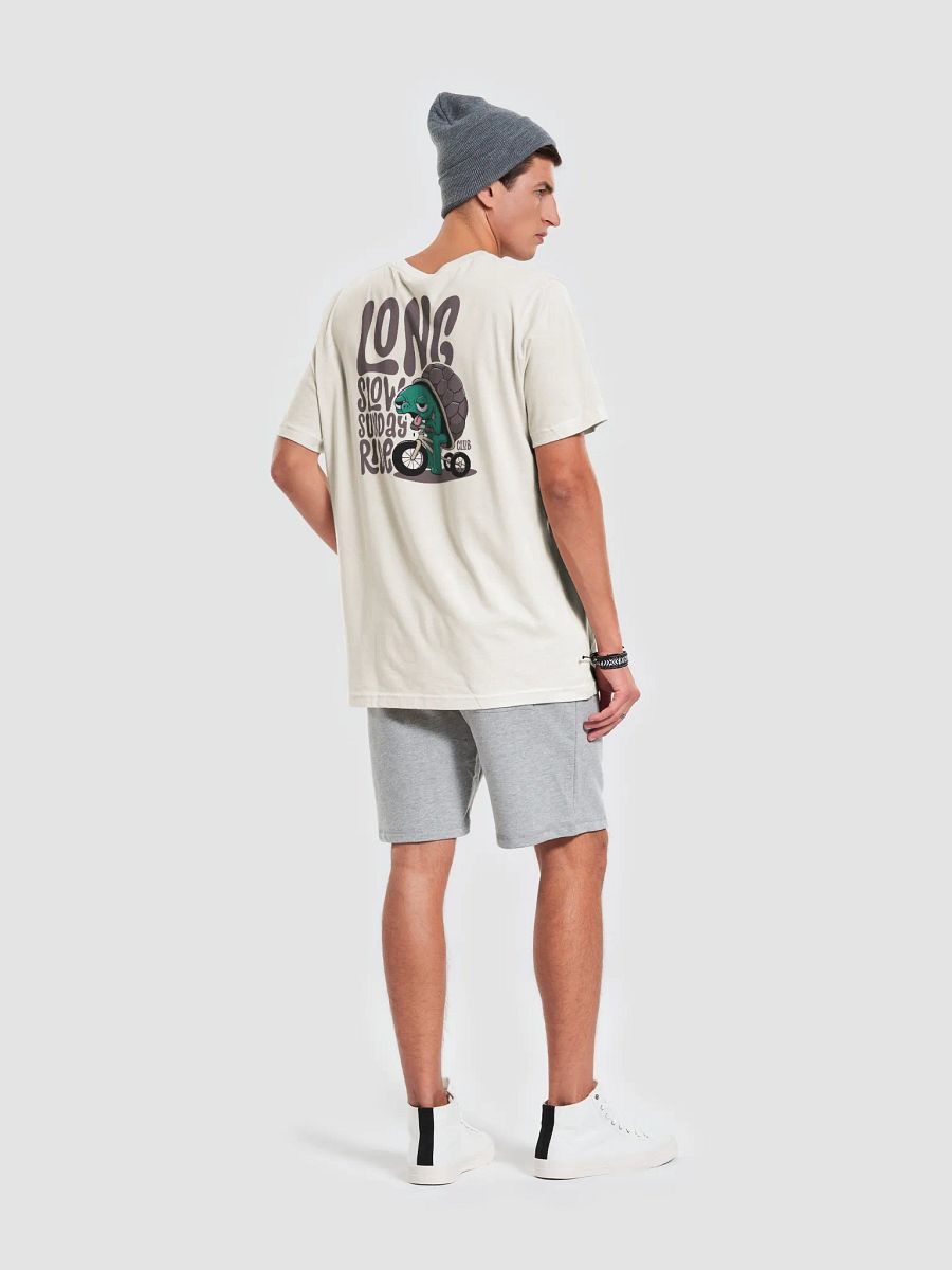 Funny Cycling T-Shirt – Long Slow Sunday Ride Club | Tired Turtle on Trike Graphic Tee product image (7)