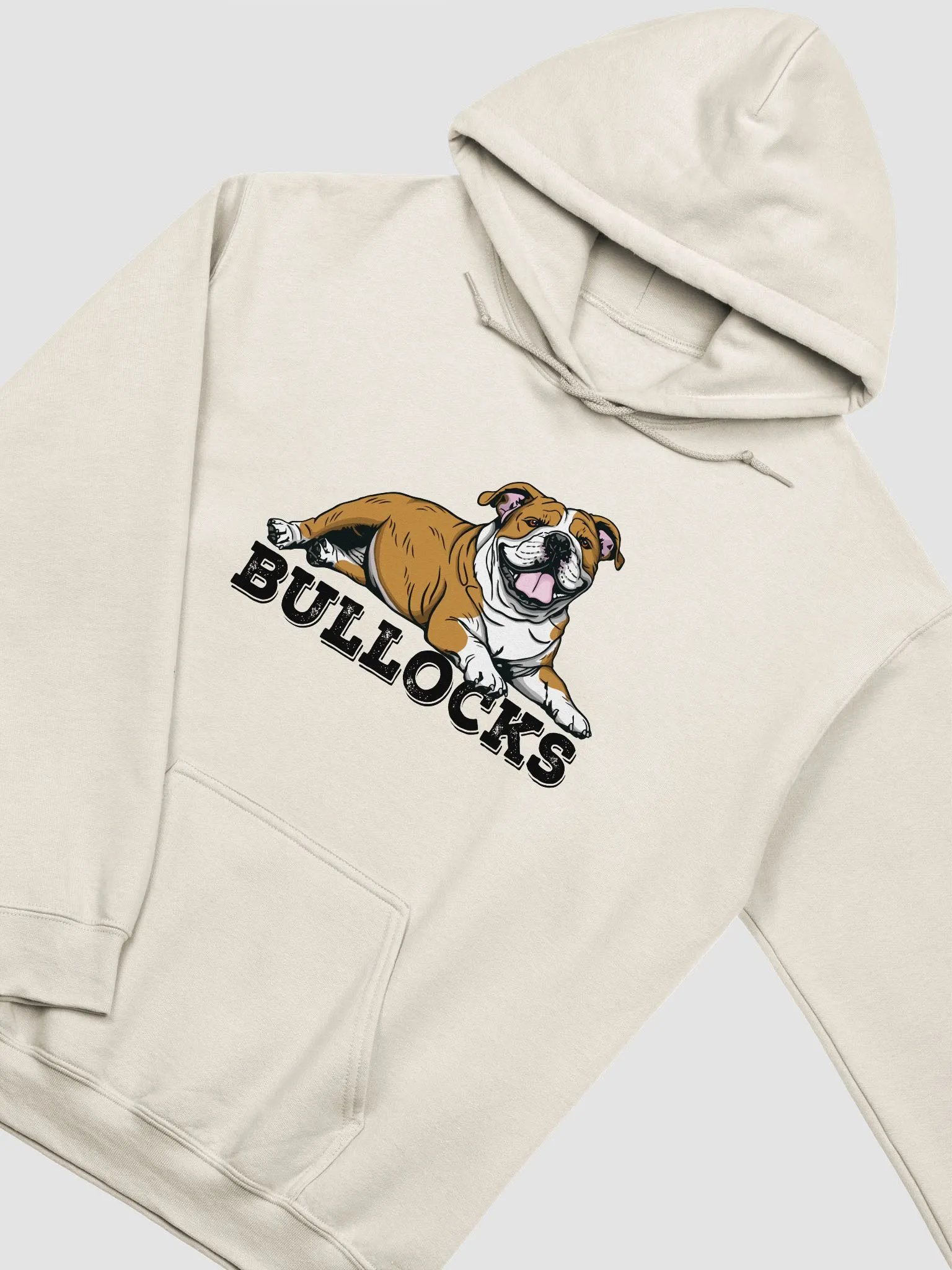 Bullocks Hooded Sweatshirt of an English Bulldog | Funny Hoodie for Bulldog Owners product image (19)