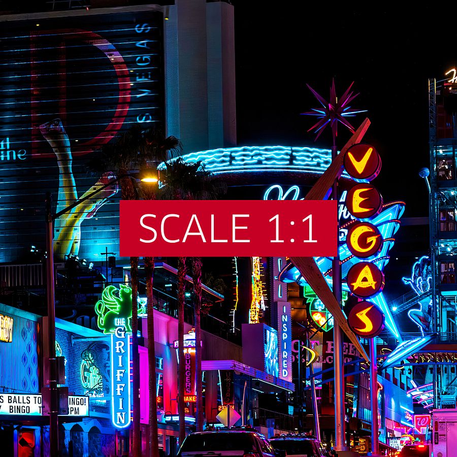 Neon night city: Las Vegas (synthwave/vaporwave/retrowave/cyberpunk) — aesthetic poster product image (4)
