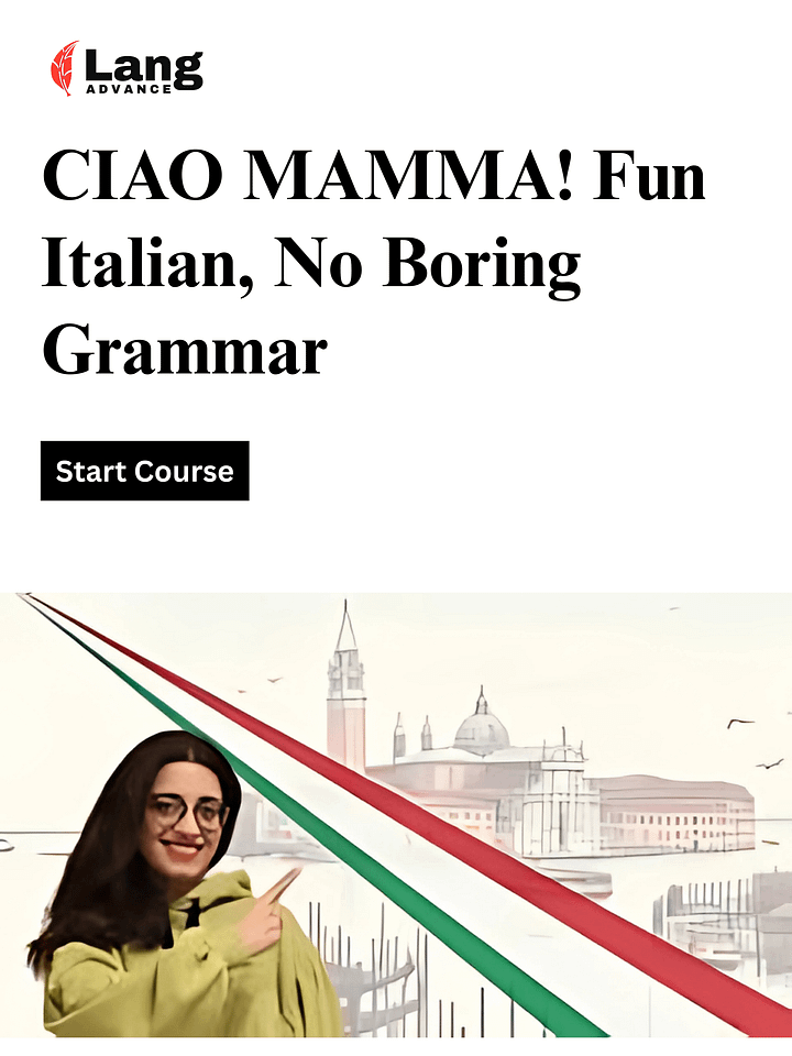 CIAO MAMMA! The Italian language: not a boring grammar one product image (1)