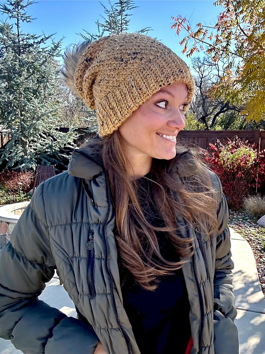 Back in Brugge Slouchy Beanie Crochet Pattern product image (1)