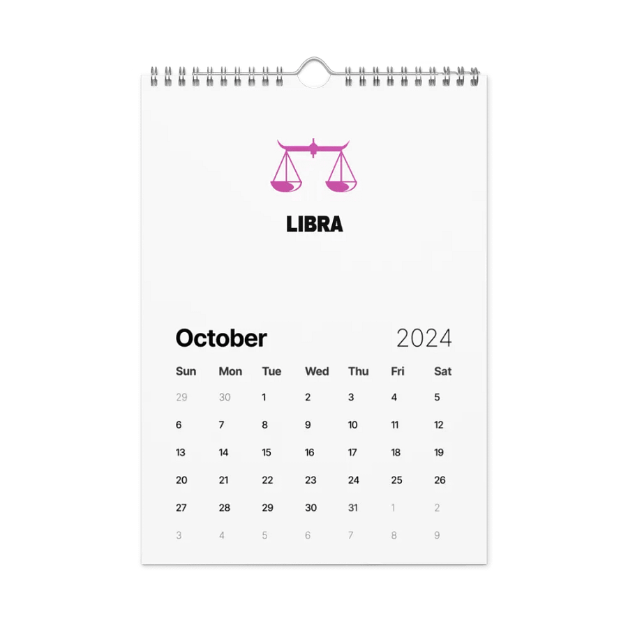 2024 Zodiac Calendar: A Year of Celestial Beauty product image (12)